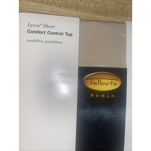 VTG Talbots Comfort Control Top Sandaltoe Seashell Color Size 1X - Picture 2 of 7